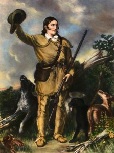 This image of Crockett is a familiar one to natives of Lawrenceburg! It is from a painting of the famous frontiersman done by John Gadsby Chapman. The same painting inspired the statue of Crockett on the Square. Source: The Washington Post